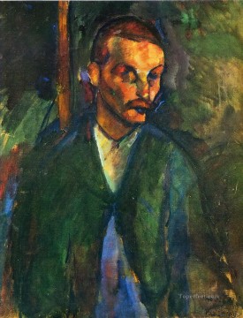 Amedeo Modigliani Painting - El mendigo de Livorne 1909 Amedeo Modigliani